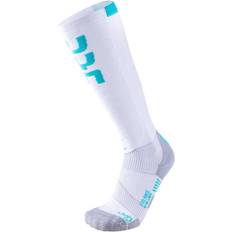 UYN Evo Race Socks Women - White /Water Green