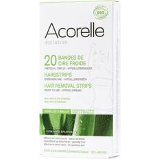 Acorelle Ready to Use Aloe Vera and Beeswax Underarms and Bikini Strips 20 Strips
