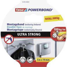 TESA Powerbond Ultra Strong 55792-00001-02 White 5000x19mm