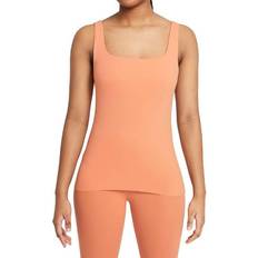 Nike Nylon Tops Nike Yoga Luxe Shelf-Bra Tank Women - Healing Orange/Apricot Agate