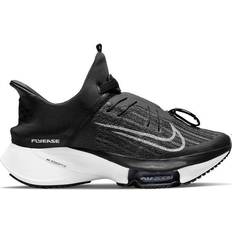 Nike Quick Lacing System - Women Running Shoes Nike Air Zoom Tempo Next% FlyEase W - Black/White/Black/White
