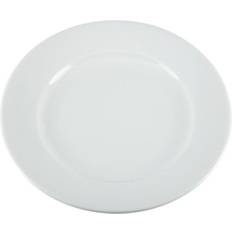 Olympia Whiteware Wide Rimmed Dinner Plate 28cm 6pcs