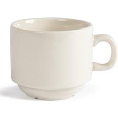 Olympia Ivory Stacking Tea Cup 20.6cl 12pcs