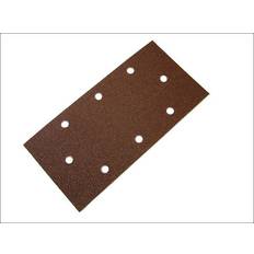 DIY Faithfull 1/3 Sanding Sheet Red B/D Perforated Assorted (Pack of 5)