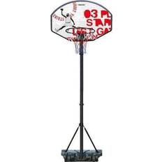 Red Basketball Stands Avento Adjustable Basketball Stand Champion Shoot