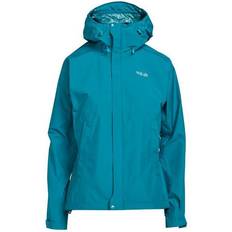Turquoise Jackets Rab Women's Downpour Eco Waterproof Jacket - Ultramarine
