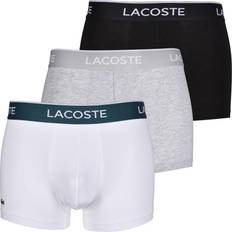 Lacoste Men Men's Underwear Lacoste Casual Trunks 3-pack - Black/White/Grey Chine