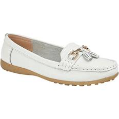 38 ⅔ Loafers Boulevard Action Leather Tassle - White