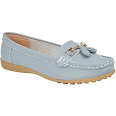 38 ⅔ Loafers Boulevard Action Leather Tassle - Baby Blue