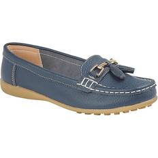 38 ⅔ Loafers Boulevard Action Leather Tassle - Navy