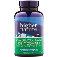 MSM Vitamins & Minerals Higher Nature MSM Glucosamine Joint Complex 240 Tablets