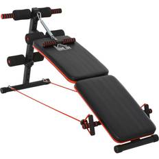 Exercise Benches & Racks Homcom Foldable Sit-Up Bench Workout Bench