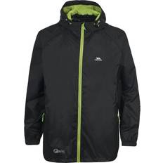 Polyamide Rain Clothes Trespass Qikpac Unisex Waterproof Packaway Jacket - Black