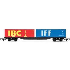 1:76 (00) Model Trains Hornby BR FFA Container Wagon with Tow 30 Containers Era 7