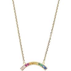 Pico Rainbow Necklace - Gold/Multicolour