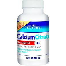 21st Century Calcium Citrate Maximum + D3 120 pcs