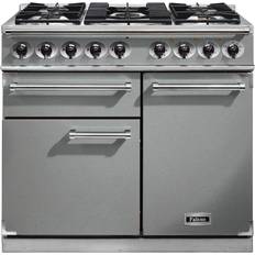 Falcon 100cm Gas Cookers Falcon F1000DXDFSSC Black, Stainless Steel, White, Red
