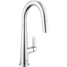 Kitchen mixer tap dual spout with pull out spray Grohe Veletto (30419000) Chrome