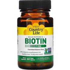 Country Life High Potency Biotin 5mg 60 pcs