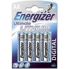 Energizer Batteries & Chargers Energizer AA Ultimate Lithium Compatible 4-pack