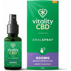 CBD Oils Vitality CBD CBD Oral Spray Berry 600mg 30ml