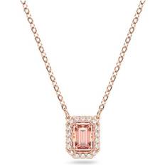 Pink Necklaces Swarovski Millenia Necklace - Rose Gold/Pink/Transparent