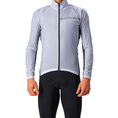 Castelli Sportswear Garment Outerwear Castelli Squadra Stretch Cycling Jacket Men - Silver Gray/Dark Gray