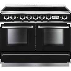 110cm - High Light Zone Induction Cookers Falcon FCON1092EIBL Chrome, Black