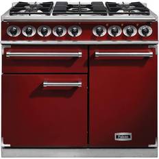 Falcon 100cm Gas Cookers Falcon F1000DXDFRDN Red
