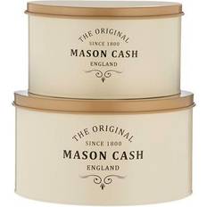 Mason Cash Heritage Biscuit Jar 2pcs
