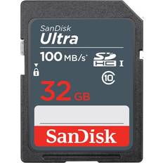 SDHC Memory Cards & USB Flash Drives SanDisk Ultra SDHC Class 10 UHS-I U1 100MB/s 32GB