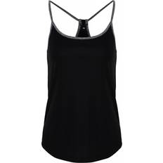 Tridri Yoga Vest Women - Black/Black Melange