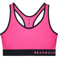 Under Armour Mid Sports Bra - Electro Pink/Black