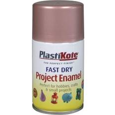 Enamel Paint Plasti-Kote Fast Dry Enamel Aerosol Rose Gold 100ml