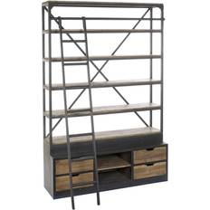 Dkd Home Decor Bokhandel Metall Furu (160 x 45 x 243 cm) Storage Cabinet
