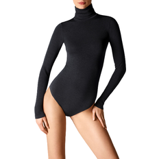 Wolford Shapewear & Under Garments Wolford Colorado Long Sleeve Turtleneck Bodysuit - Black