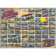 Cobblehill Classic Jigsaw Puzzles Cobblehill Vintage American Postcards 1000 Pieces
