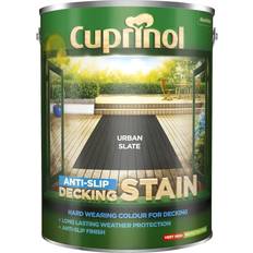 Cuprinol Paint Cuprinol Anti Slip Decking Woodstain Urban Slate 5L