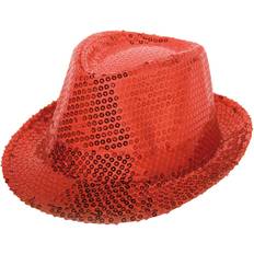 Folat Röd Trilby Hatt