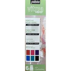 Water Based Glass Colours Pebeo V160 Initiation Set, Assorted, 6X20ml