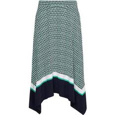 Tommy Hilfiger Women - XL Skirts Tommy Hilfiger Geometric Print Midi Skirt - Court Side Geo/Primary Green