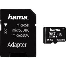 Hama microSDHC Class 10 UHS-I U1 80MB/s 16GB
