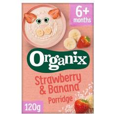 Banana Baby Food & Formulas Organix Strawberry & Banana Porridge 120g