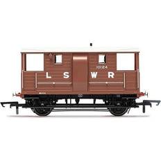 1:76 (00) Model Trains Hornby LSWR 20T New Van Goods Brake Van 10124 Era 2