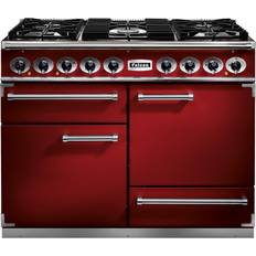 Falcon Gas Cookers Falcon 1092 Deluxe Dual Fuel F1092DXDFRD Red