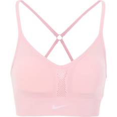 Nike Dri-Fit Indy Bra - Pink Glaze/White