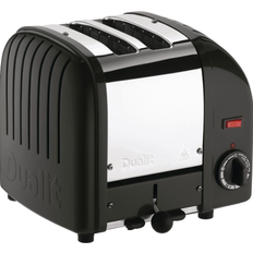 Dualit Black Toasters Dualit 2 Slot Vario