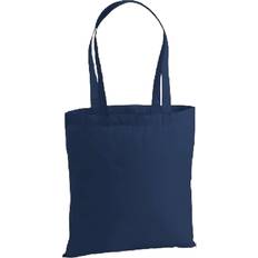 Blue Fabric Tote Bags Westford Mill Premium Cotton Tote Bag - French Navy