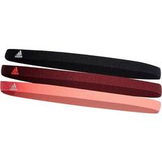 Men - Red Headbands adidas Hairband 3-pack Unisex - Black/Shadow Red/Turbo