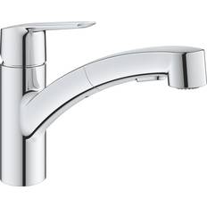Kitchen mixer tap dual spout with pull out spray Grohe QuickFix Start (30531001) Chrome